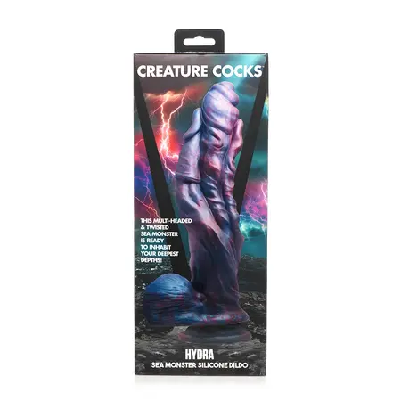 Creature Cocks Hydra Intimate Silicone Machine Purple 25 cm