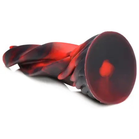 Hell Kiss Silikonska Intimna Mašina za Jezik Crvena 21 cm Premium Materijal