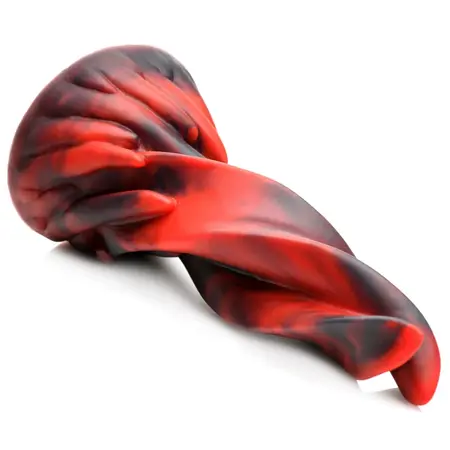 Hell Kiss Silikonska Intimna Mašina za Jezik Crvena 21 cm Premium Materijal