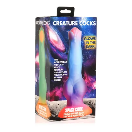 Creature Cocks Silikonski Svemirski Model koji Svetli u Mraku Fantasy Igračka L