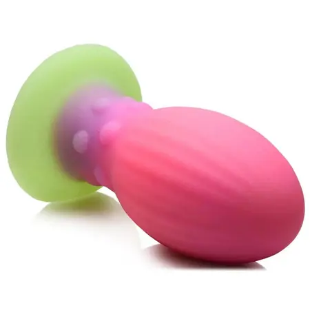 Creature Cocks Xeno Silikonsko Jaje koje Svetli u Mraku XL Roze