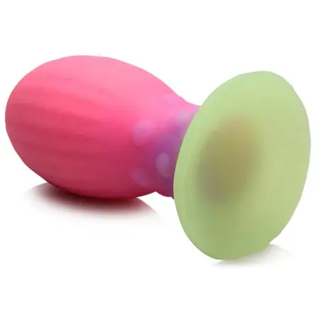 Creature Cocks Xeno Jaje Silikonsko koje Svetli u Mraku Roze Srednje
