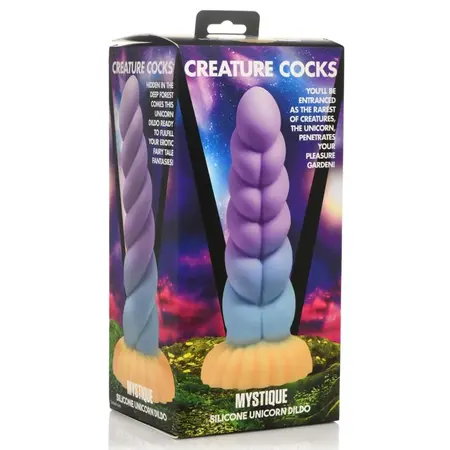 Blush Novelties Jednorog Rog Silikonska Fantasy Igračka Višebojna 20 cm