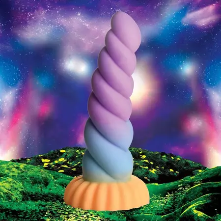 Blush Novelties Jednorog Rog Silikonska Fantasy Igračka Višebojna 20 cm
