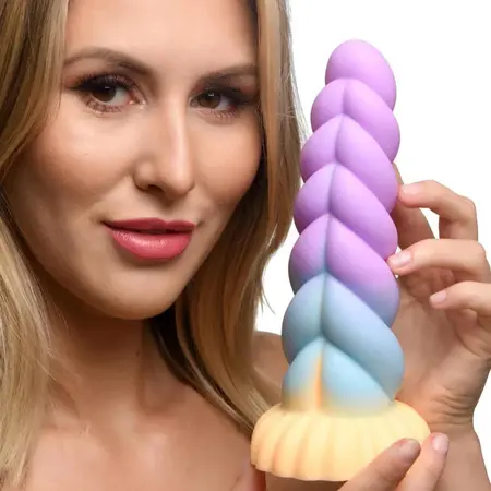 Blush Novelties Jednorog Rog Silikonska Fantasy Igračka Višebojna 20 cm