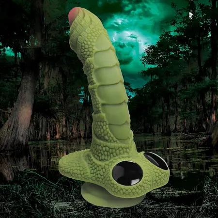 Creature Cocks Močvarno Čudovište Silikonski Fantasy Model Crni 22cm