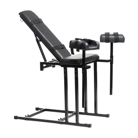 Master Series Adjustable Restraint Chair Heavy Duty Black 199kg