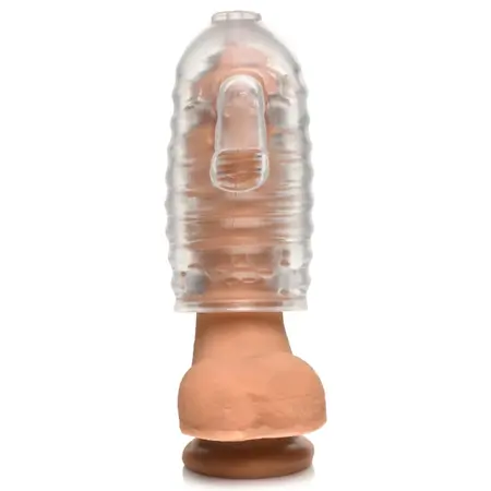 Milker Transparent TPE Intimate Device - Flexible Open-Ended Design