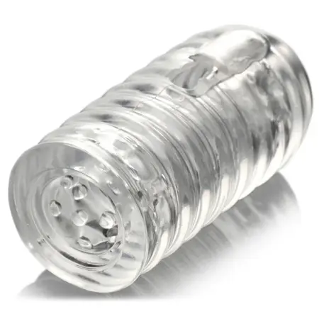 Milker Transparent TPE Intimate Device - Flexible Open-Ended Design