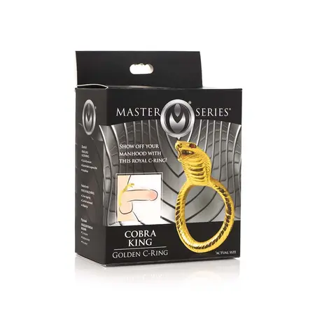 Master Series Cobra King Gold Anatomical Metal Ring