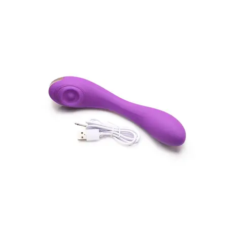 Pose Plus Silicone Flexible Vibrator with Pulse Modes - Pink, Adjustable Shape