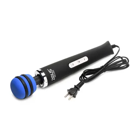 XR Brands Blue-Arc E-Stim Vibrating Wand Massager, Long Handle, Blue