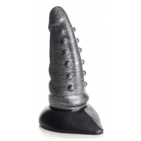 Beastly silikonski model suženi kvrgavi sa usisnom bazom 21 cm