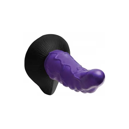 Orion Invader Silicone Model Metallic Purple with Suction Base 21 cm
