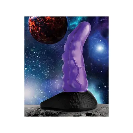 Orion Invader Silicone Model Metallic Purple with Suction Base 21 cm