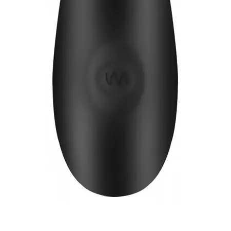 XR Brands Prostate Health Silicone Vibrating Beads Black USB Rechargeable