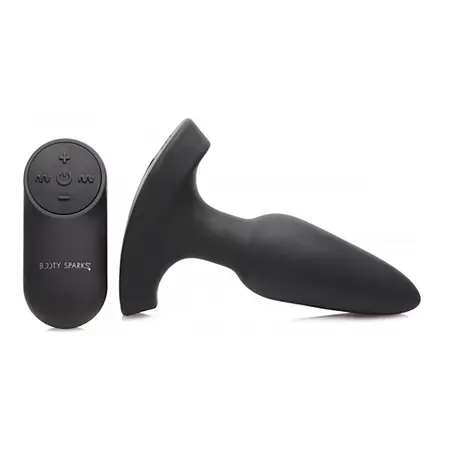 Laser Hart Intimate Plug Small with Remote LED Heart Silicone Red