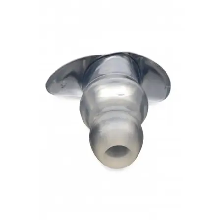 Clear View Extra Large Hollow Anal Plug Transparent TPE 5.8''