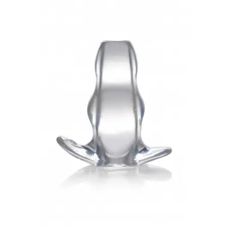 Clear View Medium Transparent Hollow Plug Intimate System TPE