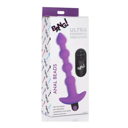 BANG Silicone Intimate Bead System with 28 Vibration Modes & Remote