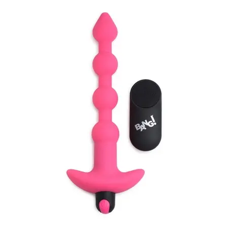 BANG Silicone Beads with 28 Modes & Wireless Remote, Waterproof, Black