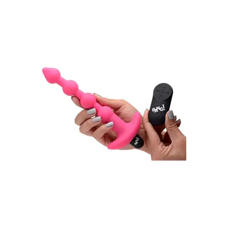 BANG Silicone Beads with 28 Modes & Wireless Remote, Waterproof, Black