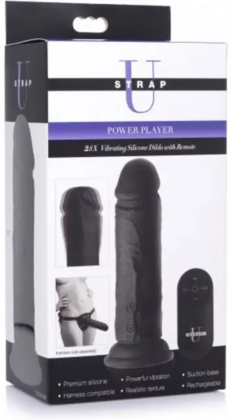 Power Player vibrirajuća intimna mašina sa daljinskim upravljanjem, vodootporna, USB