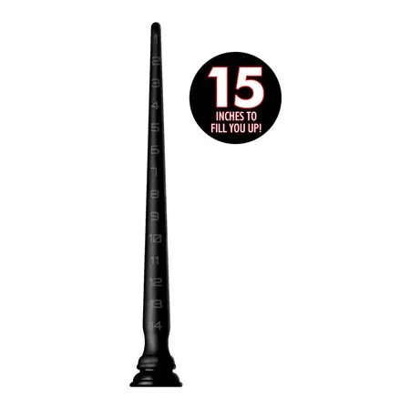 XR Brands Master Series Suženo Silikonsko Cev 38cm Fleksibilni Sistem