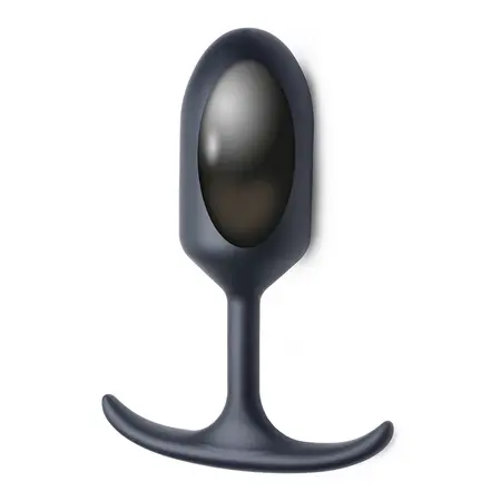 XR Brands Heavy Hitter Veliki Otežani Silikonski Čep, Crna, 260g