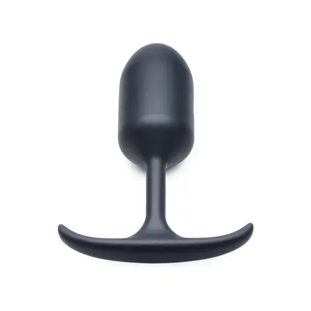 XR Brands Heavy Hitter Veliki Otežani Silikonski Čep, Crna, 260g