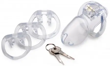 XR Brands Clear Captor Uređaj za Apsinenciju Mali - Transparentni ABS, 4 Prstena