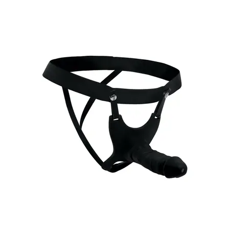 Master Series Hollow Silikonski Strap-On Pojas Svetli 25,6 cm Podesivi