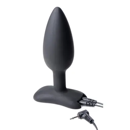 Bum Shock E-Stim Silicone Plug - Electro-Stimulation, Medium Size