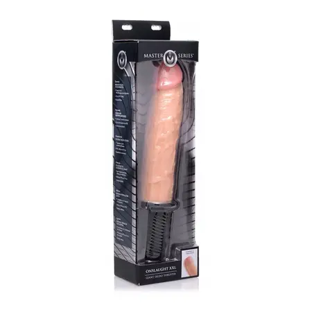 XR Brands Onslaught XXL Vibrirajuća Mašina za Penetraciju Crna 24,8 cm