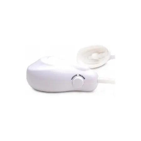 XR Brands Vibrating Silicone Intimate Suction System Black