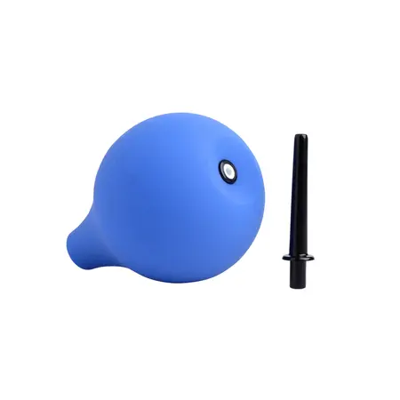 CleanStream Premium Blue Enema Bulb with One-Way Valve 225ml