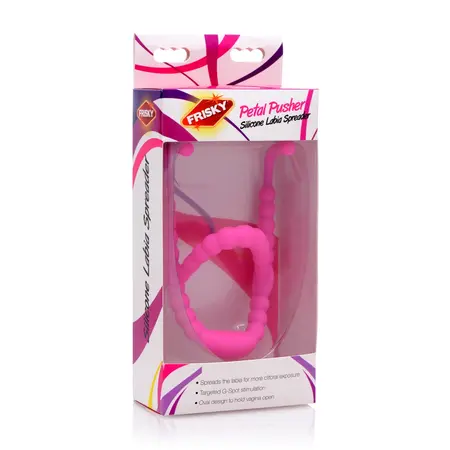 XR Brands Petal Pusher Silicone Intimate Spreader Pink 13cm