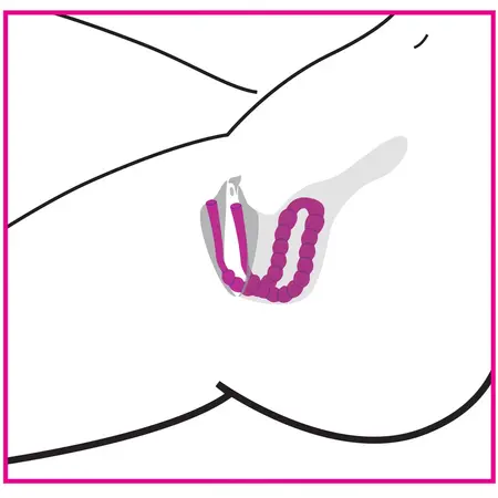 XR Brands Petal Pusher Silicone Intimate Spreader Pink 13cm