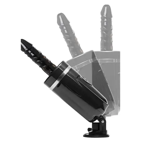 Love Botz Jaxxx Hammer 2.0 Intimni Sistem za Potiskivanje Crni 17.5in