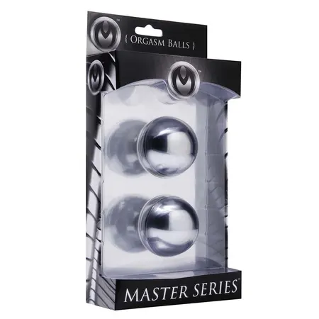Titanica Steel Weighted Balls 2'' Grey - Heavy-Duty Intimate Exercise System