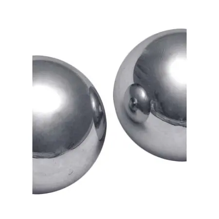 Titanica Steel Weighted Balls 2'' Grey - Heavy-Duty Intimate Exercise System