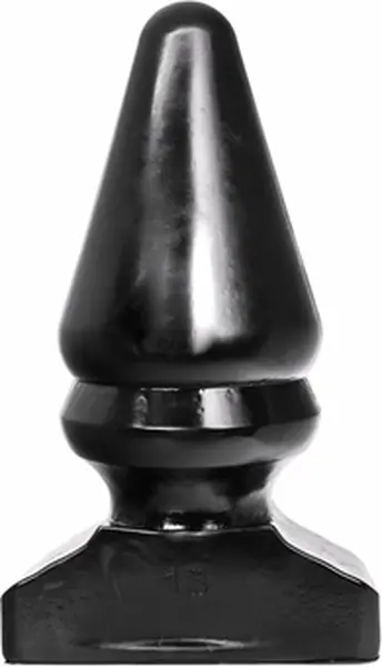 All Black AB13 Analni Čep 28,5 cm – Glatki Žljebovi Veliki Model