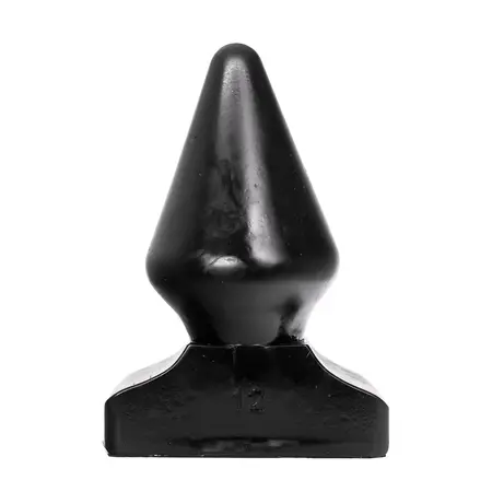 All Black Model 9926 Intimni Čep 23 cm – Teksturirano Crno Izdanje