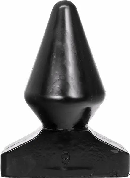 All Black Model 7 Intimni Čep 18,5 cm – Glatka Površina sa Žljebovima