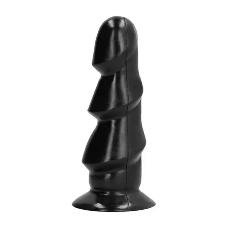 All Black Model 5530 Višestruki prstenovi intimni silikonski uređaj 17 cm Crni