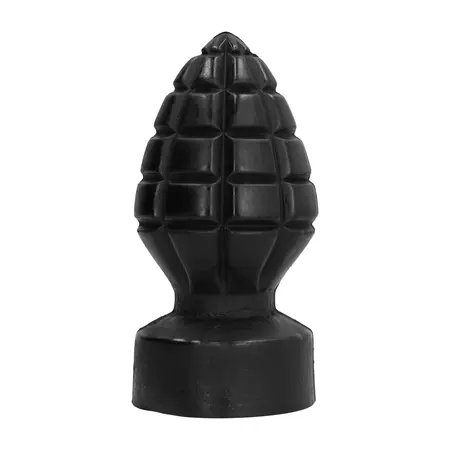 All Black Model 73 Analni Plug 14 cm - Dizajn Ručne Bombe, Crna