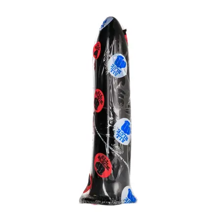 All Black 20 cm Intimni Model - Fleksibilna Glatka Površina, Crna