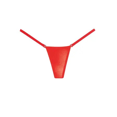Allure Wetlook Panty One Size - Shiny Strappy Design