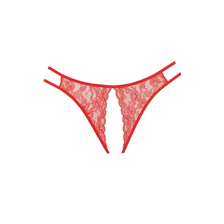 Coquette Sweet Honey Lace Panty One Size - Dizajn sa duplim trakama