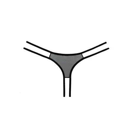 Baci Lingerie Sweet Honey Lace Panties One Size - Delikatan mrežasti dizajn